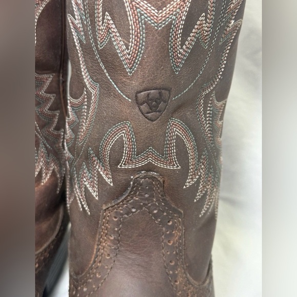 Ariat Fatbaby Heritage Stockman Western Boots Brown Leather Womens 8B 10001605 - Picture 7 of 11